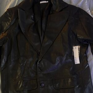 Steele Women's Classic Black Leather Jacket